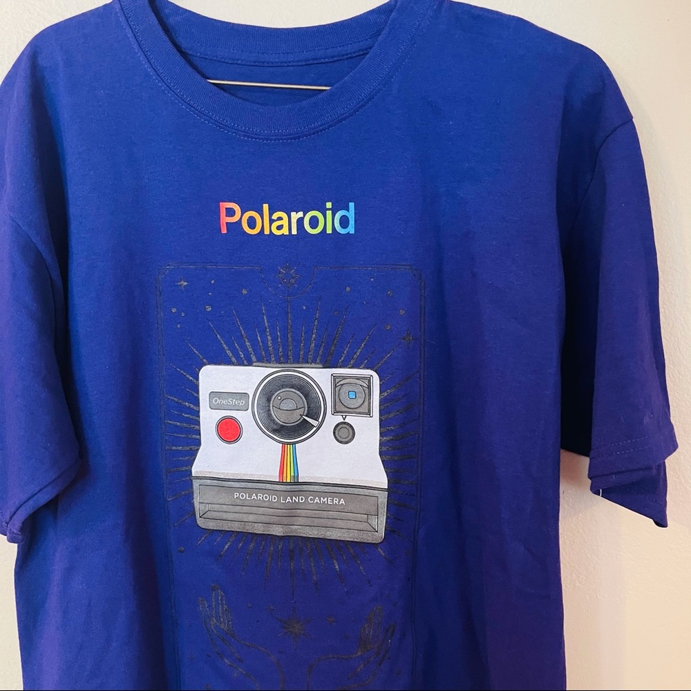 NWT Purple Polaroid Knit Tee - Picture 3 of 7